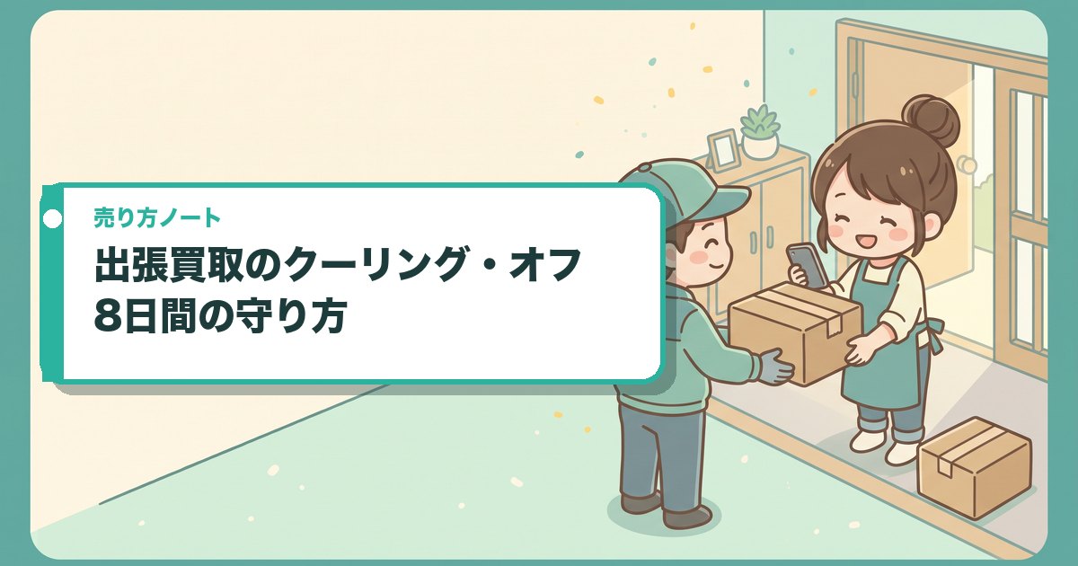 出張買取のクーリング・オフ|8日間の守り方